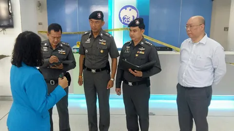 โจรกทม. ฉายเดี่ยว จี้กรุงไทย กวาดเงิน กว่า2แสน