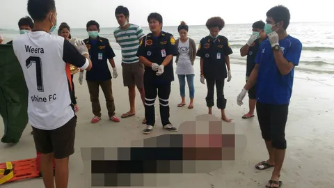 ทุบหัวทนายหนุ่มใหญ่! อยู่กทม. พบศพเกยหาดที่ตราด พกเงิน 1.7 หมื่น  