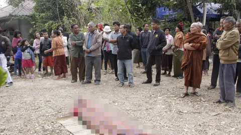 สลด! หนุ่มใหญ่ศรีสะเกษป่วยลมชัก ลื่นล้มหัวทิ่มน้ำดับ 