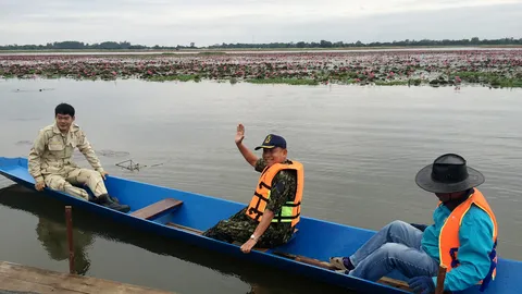 หนองคาย จ่อพัฒนา 'วังบัวแดง' เป็นแหล่งท่องเที่ยวเชิงนิเวศ