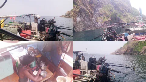 ติดเกาะ-เสบียงหมด! ประมงกระบี่ 10 คนนำเรือหลบลม วอนช่วยด่วน  