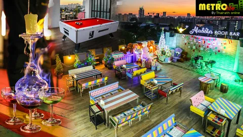นั่งชิลใกล้ท้องฟ้า อะลาดิน รูฟบาร์ ลาดพร้าว ซอยลาดพร้าว 117 ต้องลอง! 