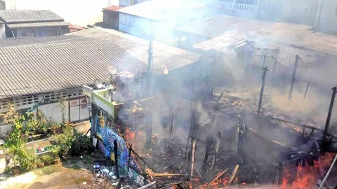 เพลิงโหม‘หัวหิน’ เสียหาย‘กว่า7ล้าน’