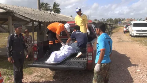 พบศพชายนิรนามลอยเกยหาดสงขลา คาดเป็นลูกเรือประมงที่สูญหาย