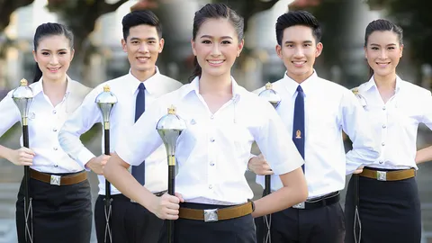 ไม่ได้มาเล่นๆ เปิดตัว '9 จุฬาฯ คทากร' สวย หล่อ เป๊ะ งานฟุตบอลประเพณีฯ ครั้งที่ 71 