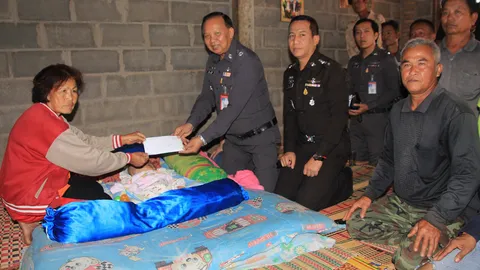 ผู้การฯนครพนม ช่วยเด็กโรคหัวโต