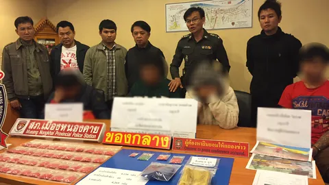 ตร.เมืองหนองคาย รวบเอเย่นต์ค้ายาเสพติด-ผู้ต้องหาฆ่าคนตาย