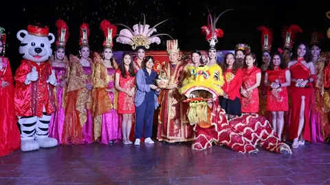 เชียงใหม่ไนท์ซาฟารี จัดตรุษจีนปีวอก นทท.แห่ร่วมกว่า 3,000 คน