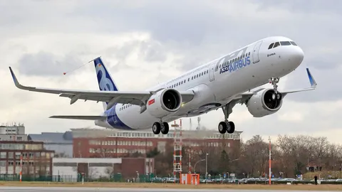 ใช้เครื่องยนต์ใหม่ แอร์บัส A321 NEO ประสบความสำเร็จกับการบินเที่ยวแรก