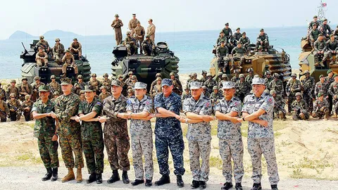 คอบร้าโกลด์ 16 จัดเต็มกำลังผสมฝึกร่วม ยกพลขึ้นบก! ยึดหาดยาวที่ชลบุรี