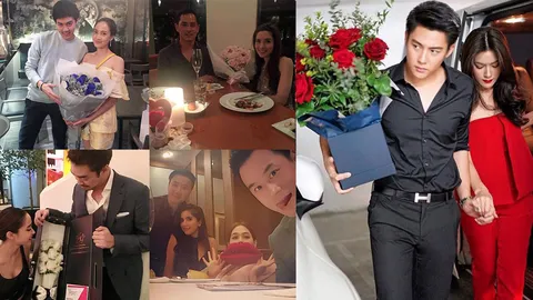 คู่รักดารา ฉลองวาเลนไทน์