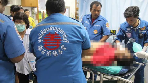 2 คนร้ายจ่อยิง 4 นัดพ่อค้าเสื้อมือสองเมืองโอ่ง สาหัส ก่อนซิ่งหนี