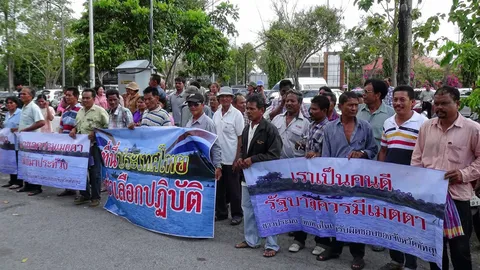 กลุ่มประมงพื้นบ้าน ร้องศูนย์ดำรงธรรม