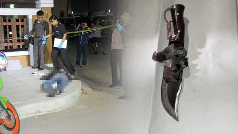 คนร้ายขี่จยย.ประกบ ฆ่าโหดหนุ่มเทคนิคภาคค่ำ มีดปักหลังสิ้นใจคาที่