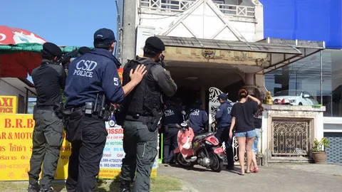 ป.ล้อมระทึกบ้าน‘โก้เสง’ภูเก็ต! ได้ผู้ต้องหา 5 คน ยึดอาวุธปืน-ยาเสพติด