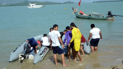 ด.ช.10 ขวบ เผยนาทีระทึก เรือแคนูล่มในทะเล ญาติดับ 1 อีก 2 คนยังสูญหาย
