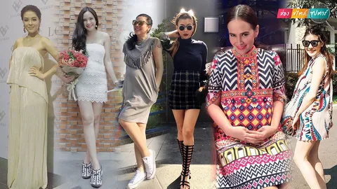 ป่องยังเป๊ะ! แฟชั่นแซ่บ! คุณแม่ดาราสวยเผ็ด เด็ดจริง