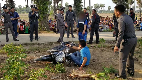 ฮือประชาทัณฑ์ เมียแทงผัวตายหมกไร่พริกที่เพชรบุรี