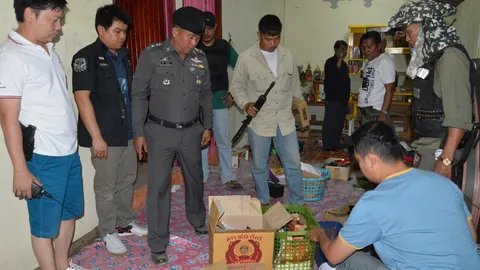 ระทึก! ตร.ล้อมจับค้าอาวุธ ถูกปืนM16 เจ็บ ส่วนคนร้ายถูกยิงดับ 