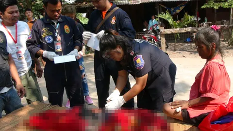 สลด ด.ช. 4 ขวบ จมแควพระปรง! แม่ไปหาหมอ ฝากไว้กับคนข้างบ้าน 