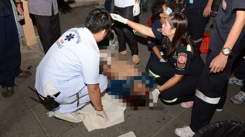 หนุ่มวัย 36 ตกจากอาคารสูง 14 ชั้นย่านเมืองทองธานีดับ ตร.คาดฆ่าตัวตาย