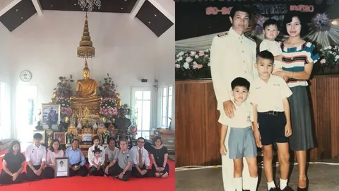 ครอบครัว 'สหวงษ์' ทำบุญ 50 วัน 'ปอ' น้องชายโพสต์ 'ไม่ต้องห่วงอะไร'
