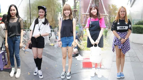 แจ่มว้าว! เก็บตกสีสัน สาวสวยแฟชั่นขอบเวทีแจกลายเซ็น EXO 