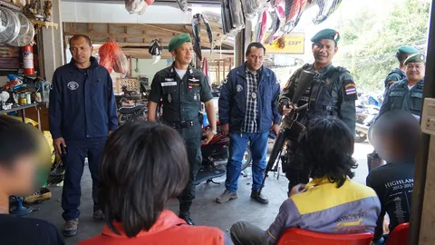 ค้น 3 บ้านเครือญาติ 'เจ๊เล็ก' ปมขัดแย้งมรดกเกาะสมุย ยึดปืน 6 กระบอก