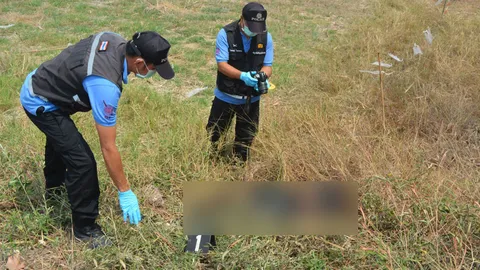 แทงดับสาวผมทอง ทำงานสนามบิน หิ้วทิ้งป่าข้างทางที่สระบุรี