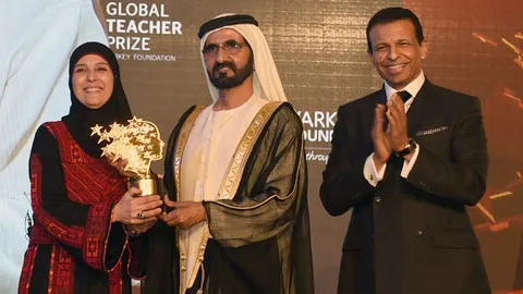 หญิงปาเลสไตน์คว้ารางวัลครูโลก