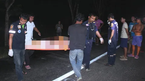 ฆ่าอุกอาจโจ๋เมืองลุง ลากขึ้นรถเก๋ง จ่อยิงหัวทิ้งกลางถนน 