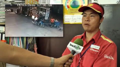 คืบหน้า​..ไฟลุกพรึ่บในปั๊มน้ำมัน เหตุเกิดที่เชียงใหม่ ใต้เบาะมีมากกว่ามือถือ