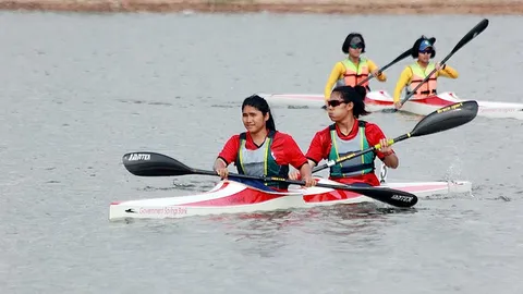 ปิดฉากแข่งเรือพายกีฬาเยาวชนฯ ที่สัตหีบ 