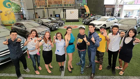 “สน-ยุกต์” ควบเบนซ์หรู รับสาวกระเป๋ารถเมล์ดวงเฮง