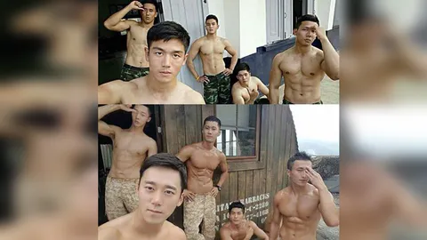 ดีทุกเหล่า! ทหารไทยสลัดชุดพรางโชว์กล้ามล่ำแซ่บไม่แพ้กัปตันยู