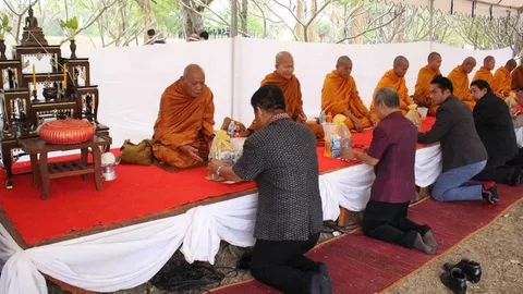 จัดพิธีบวชน้ำ คืนชีวิตลำห้วย
