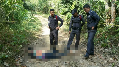 สาวลวงแฟนเก่า ให้แฟนใหม่ยิงทิ้ง ตายคาป่าสงขลา เพื่อนมาด้วยเจ็บ