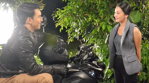 อั้ม ทำหวานพา นุ่น ซ้อนบิ๊กไบค์