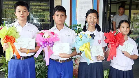 เด็กเก่งที่สัตหีบ! สอบโอเน็ตวิชาเลข-อังกฤษ ได้ 100 คะแนนเต็ม