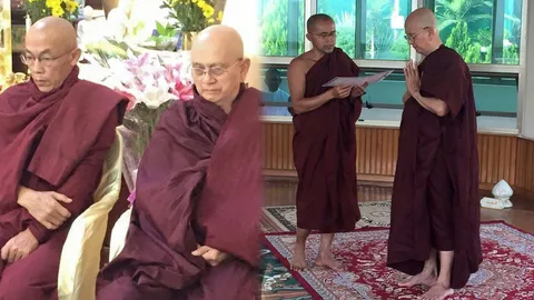 มุ่งหาพระธรรมทันที! เต็ง เส่ง โกนหัวบวช หลังพ้นตำแหน่งผู้นำเมียนมา