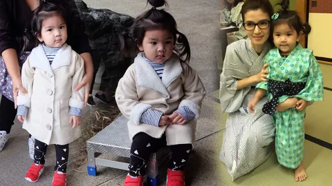 เก็บตก น้องมะลิ เที่ยวญี่ปุ่น เลียนแบบท่าเปิดประตูพ่อปอ (ชมคลิป)