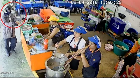 มันมาอีกแล้ว โจรซื้อก๋วยเตี๋ยว! สั่ง 20 ขอก่อน 10 อ้างรีบถวายพระ(ชมคลิป)