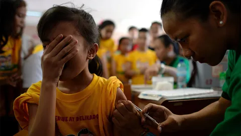 ปินส์เริ่มฉีดวัคซีนป้องกันไข้เลือดออก