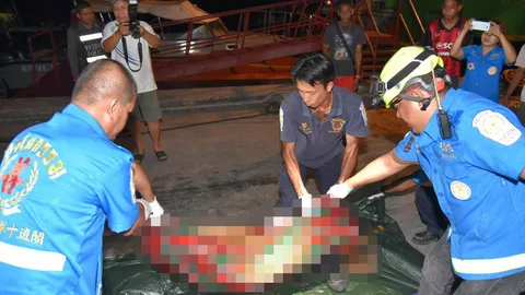 ยืนฉี่พลัดตกท้ายเรือ เมียนมาดับ ใบพัดฟันหน้าท้อง-โคนขา