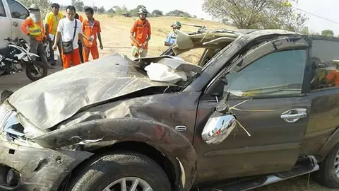 รถพลิกคว่ำ คร่าชีวิต อดีตส.ส.สุรินทร์ ชาติพัฒนา หลายสมัย 