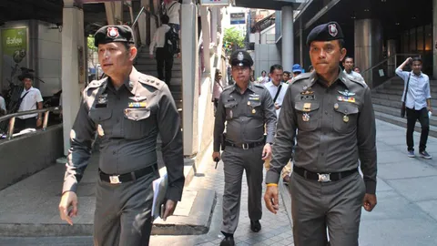 รรท.น.1 ตรวจความพร้อมสีลม ก่อนฉลองใหญ่ ปิดถนนเล่นสงกรานต์