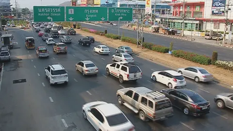 ขาเข้า กทม.ช่วงนครสวรรค์ รถมากแต่คล่องตัว แนะใช้ทางเลี่ยงเส้น 122