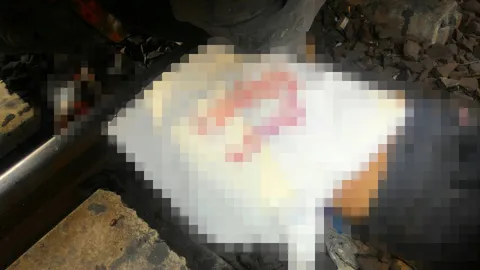 สยอง หนุ่มสกลฯ วิ่งเอาหัวพาดราง ให้รถไฟทับดับที่แก่งคอย