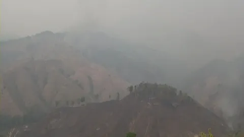 สถานการณ์หมอกควันน่านฟุ้งกระจาย ค่า PM พุ่ง 273 กระทบสุขภาพ ปชช.