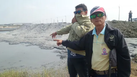 พบวัตถุอันตราย พื้นที่สร้างนิคมฯ